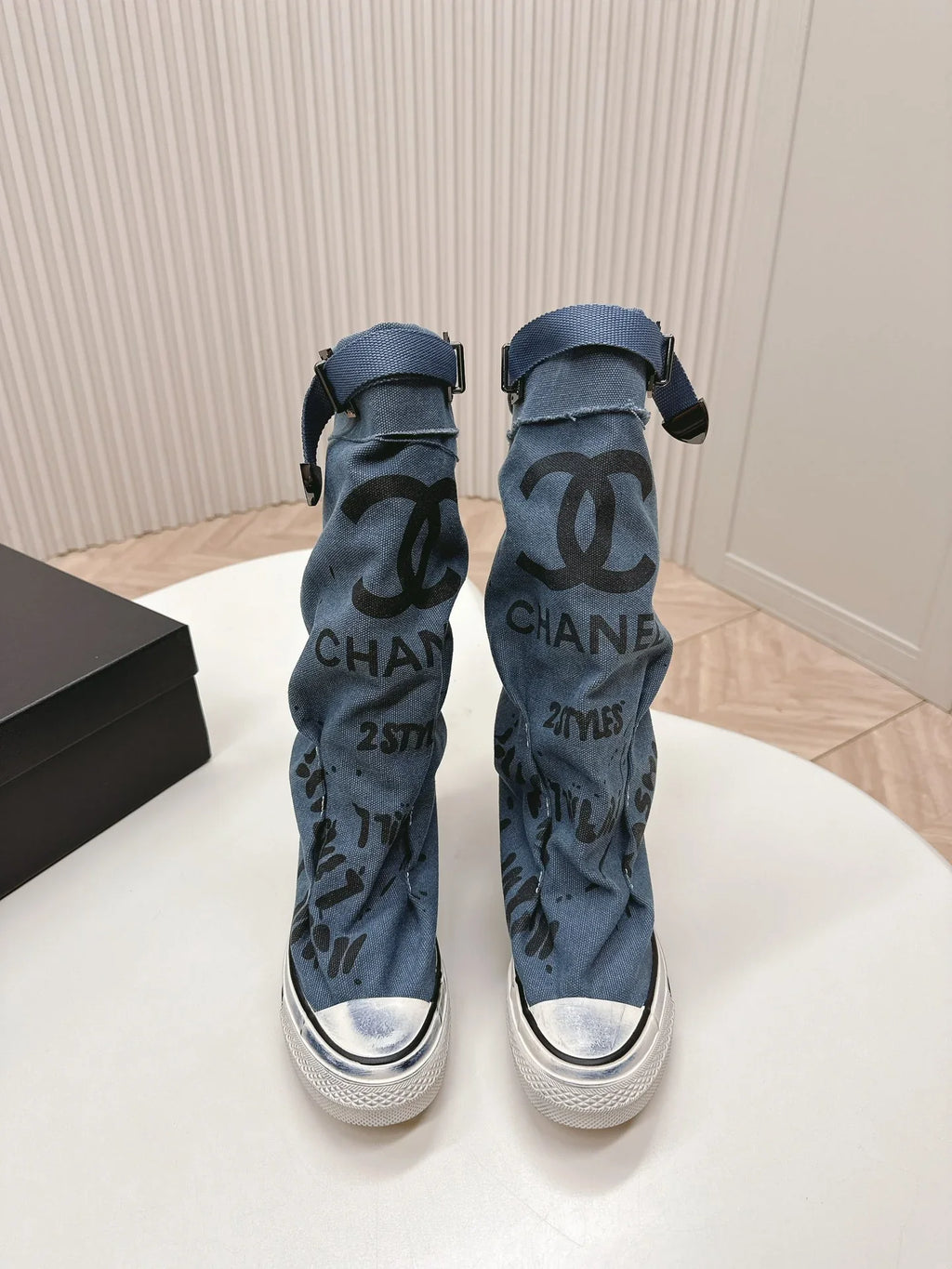 C-Long Canvas Boots(DP3927)