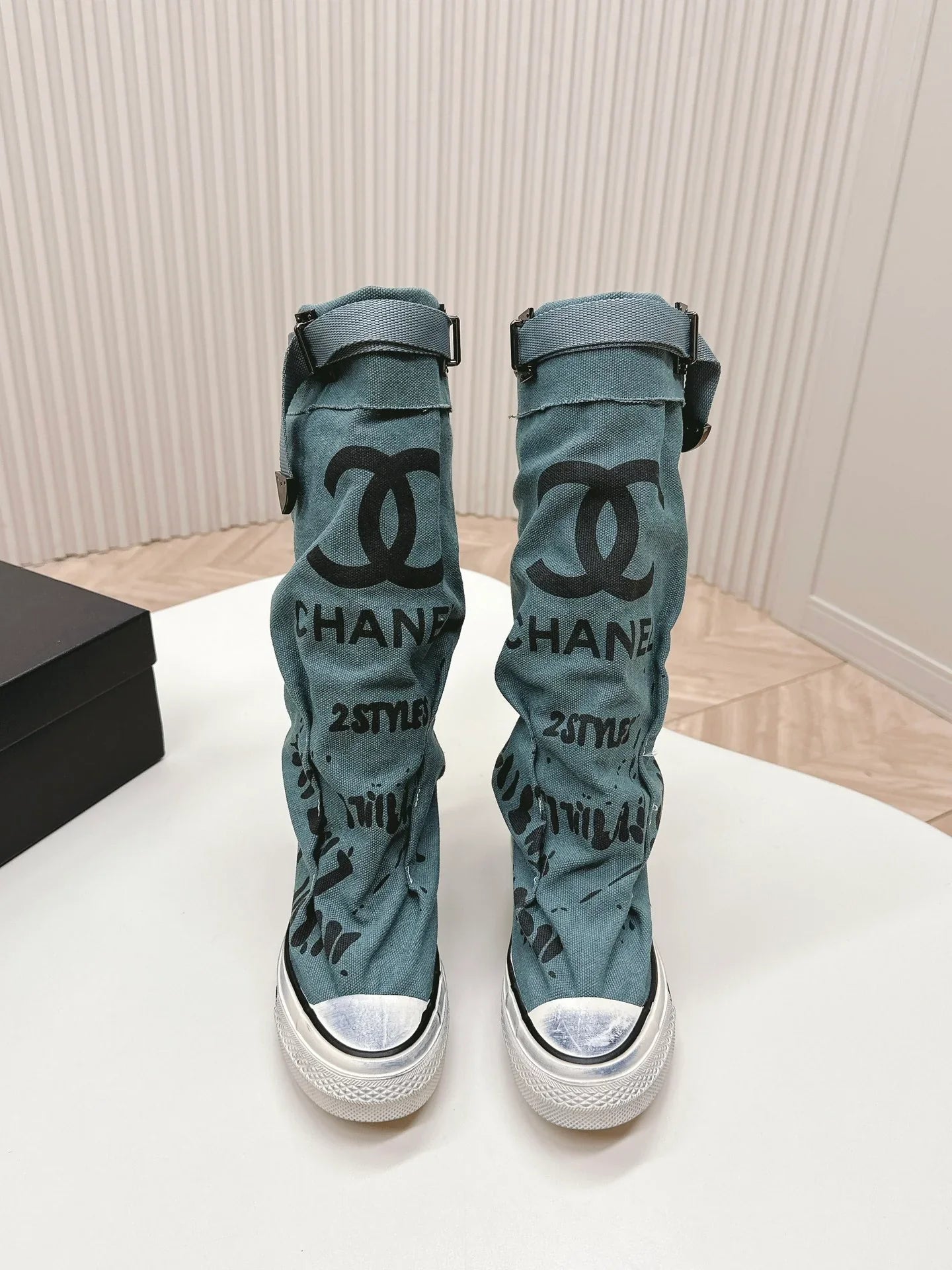 C-Long Canvas Boots(DP3927)