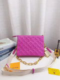 L-Embossed Crossbody Underarm Bag(QC1344)
