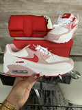 Red And White Shoes & Bag Set(25366)