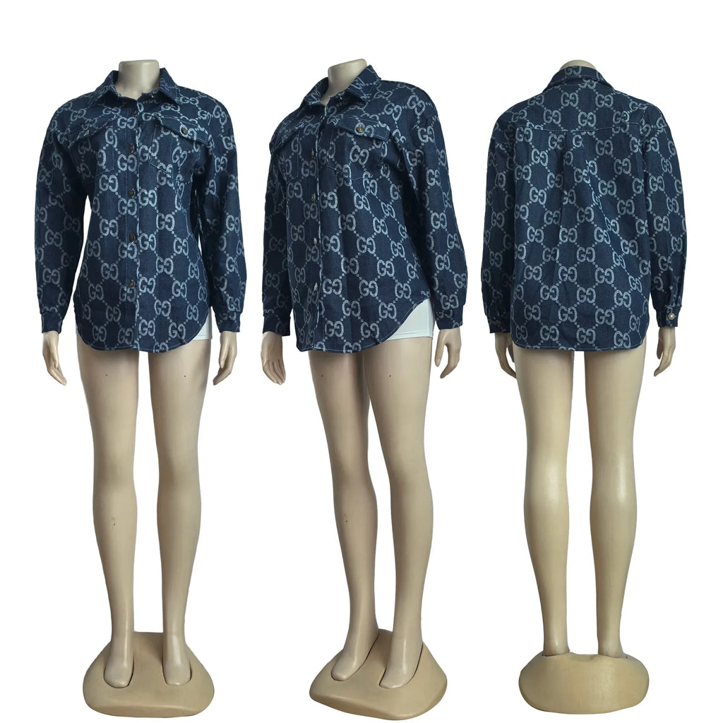 G-Fashion Printed Shirt(J2935)