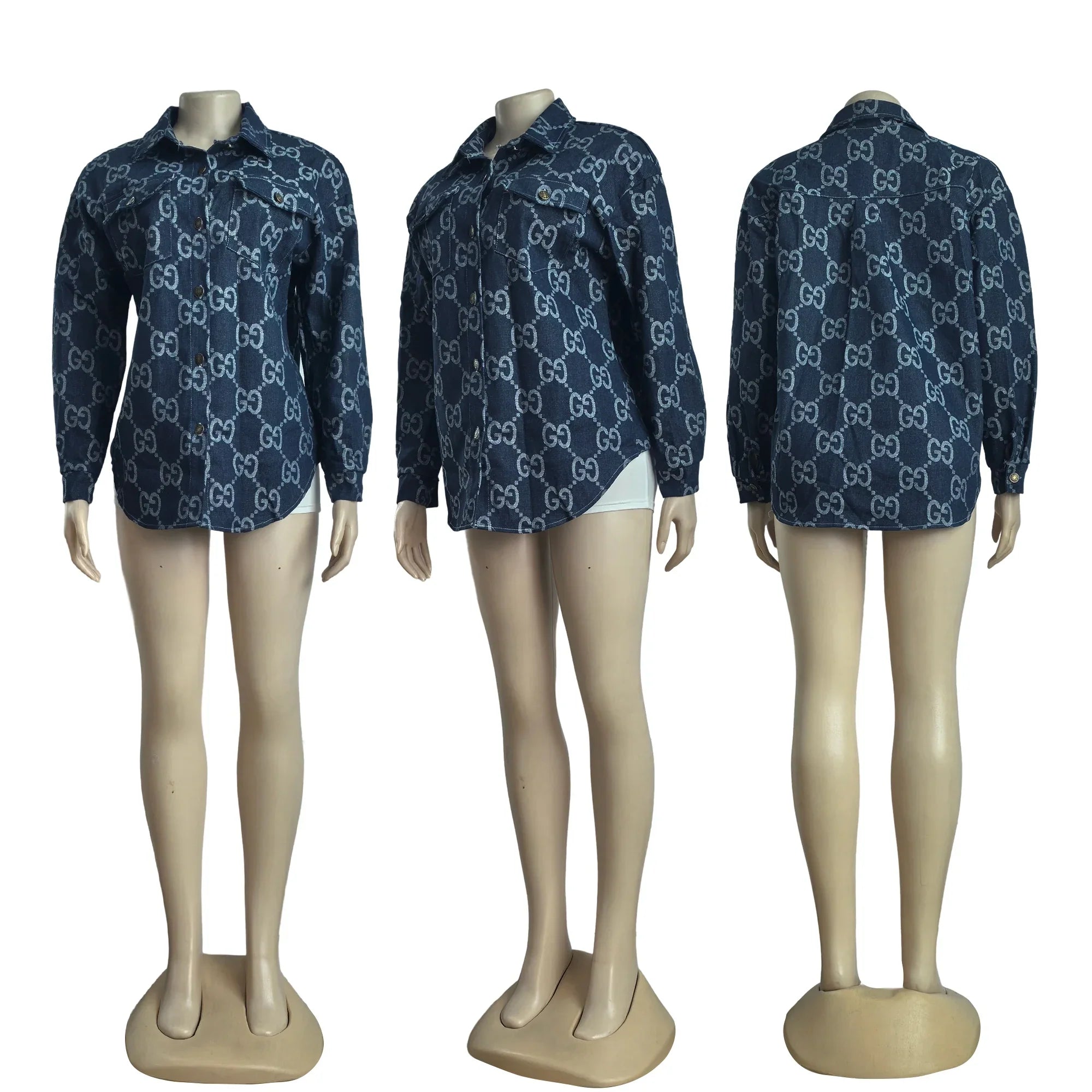 G-Fashion Printed Shirt(J2935)