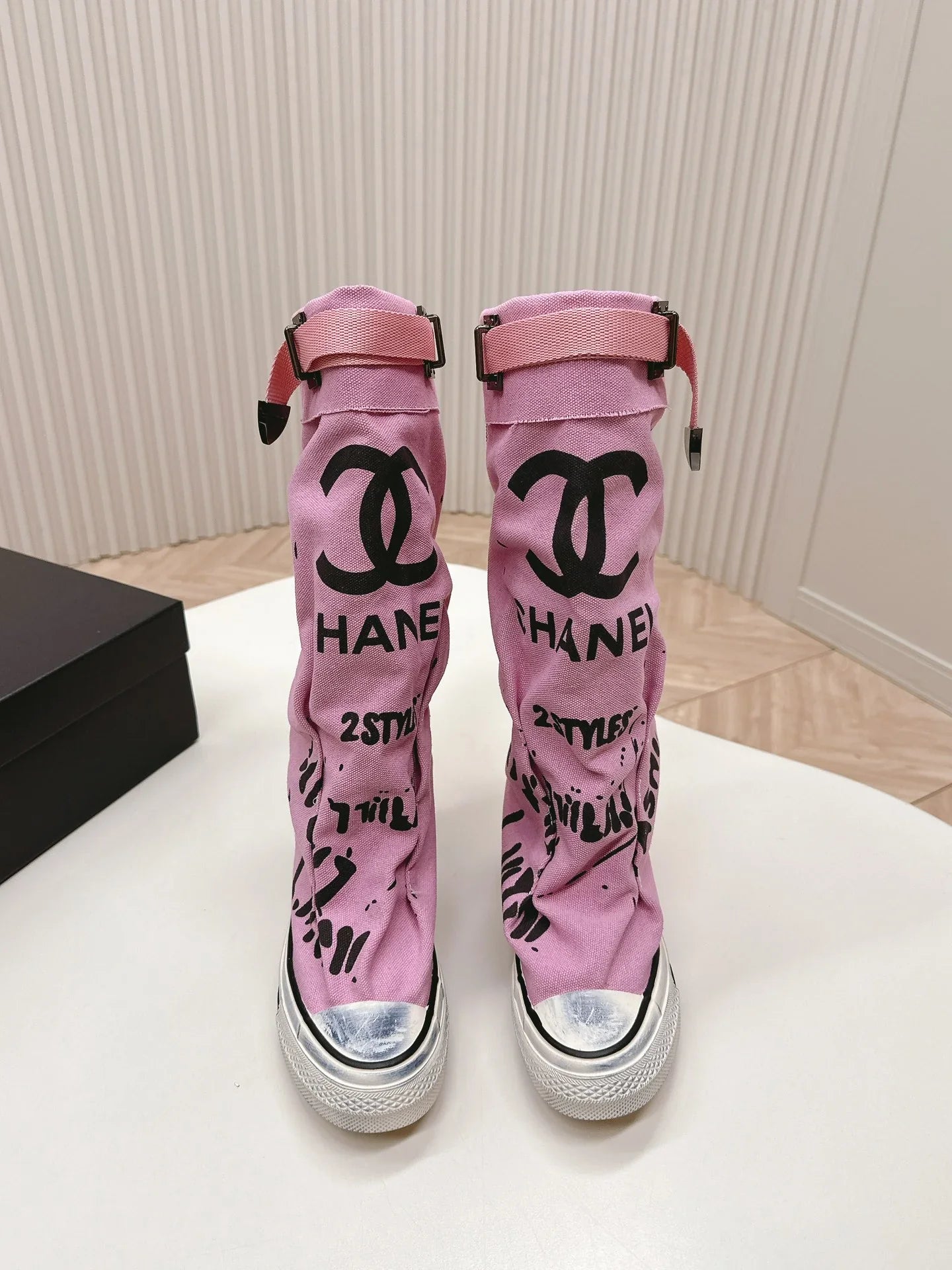 C-Long Canvas Boots(DP3927)