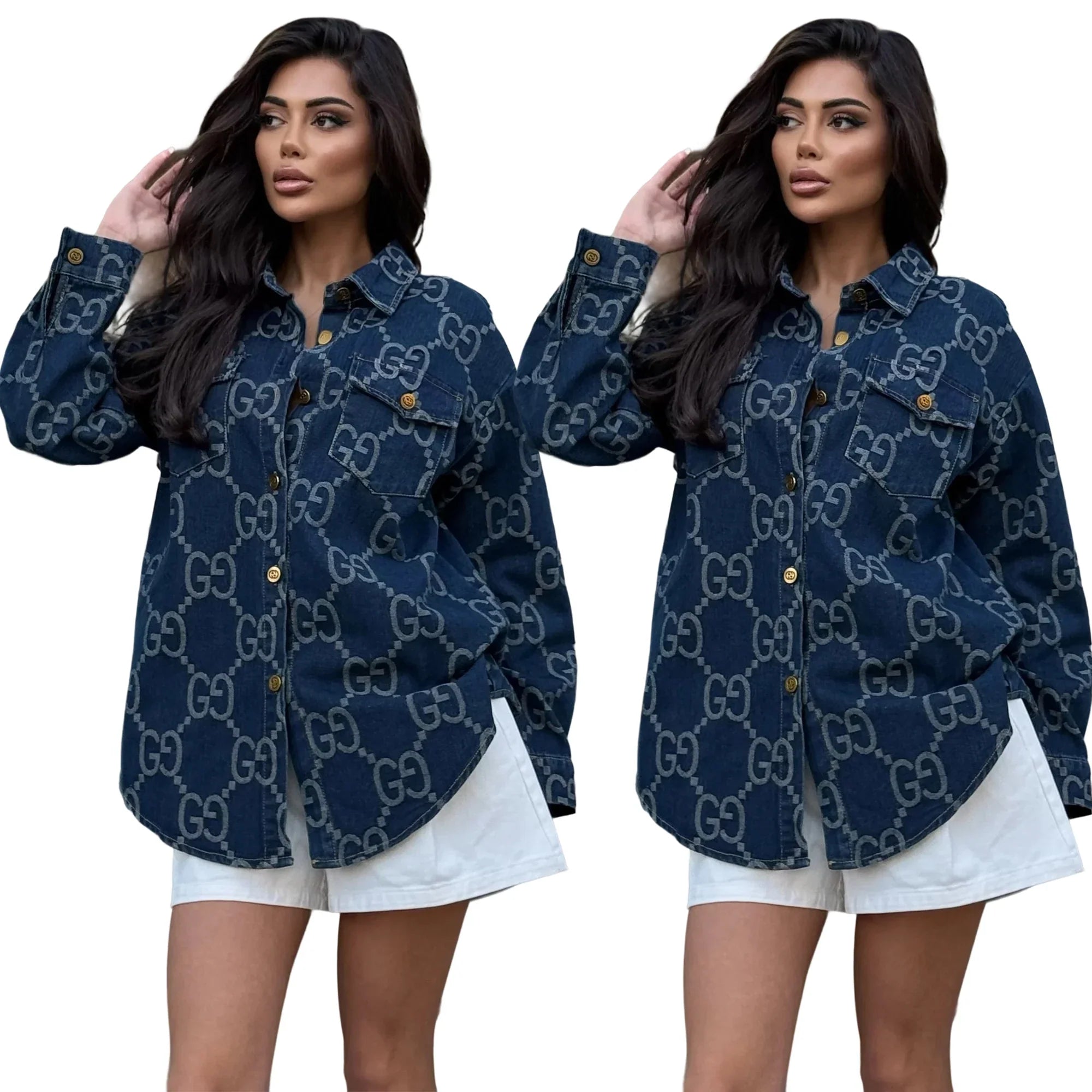 G-Fashion Printed Shirt(J2935)