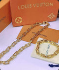 L-Necklace and bracelet (DE655）