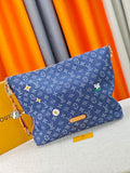 L- Purse Bluejean