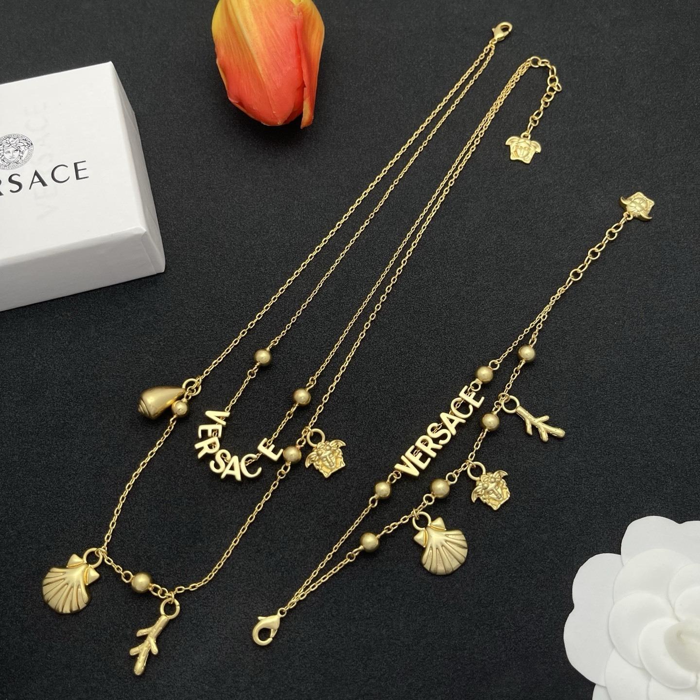 V- Necklace 2pc Set