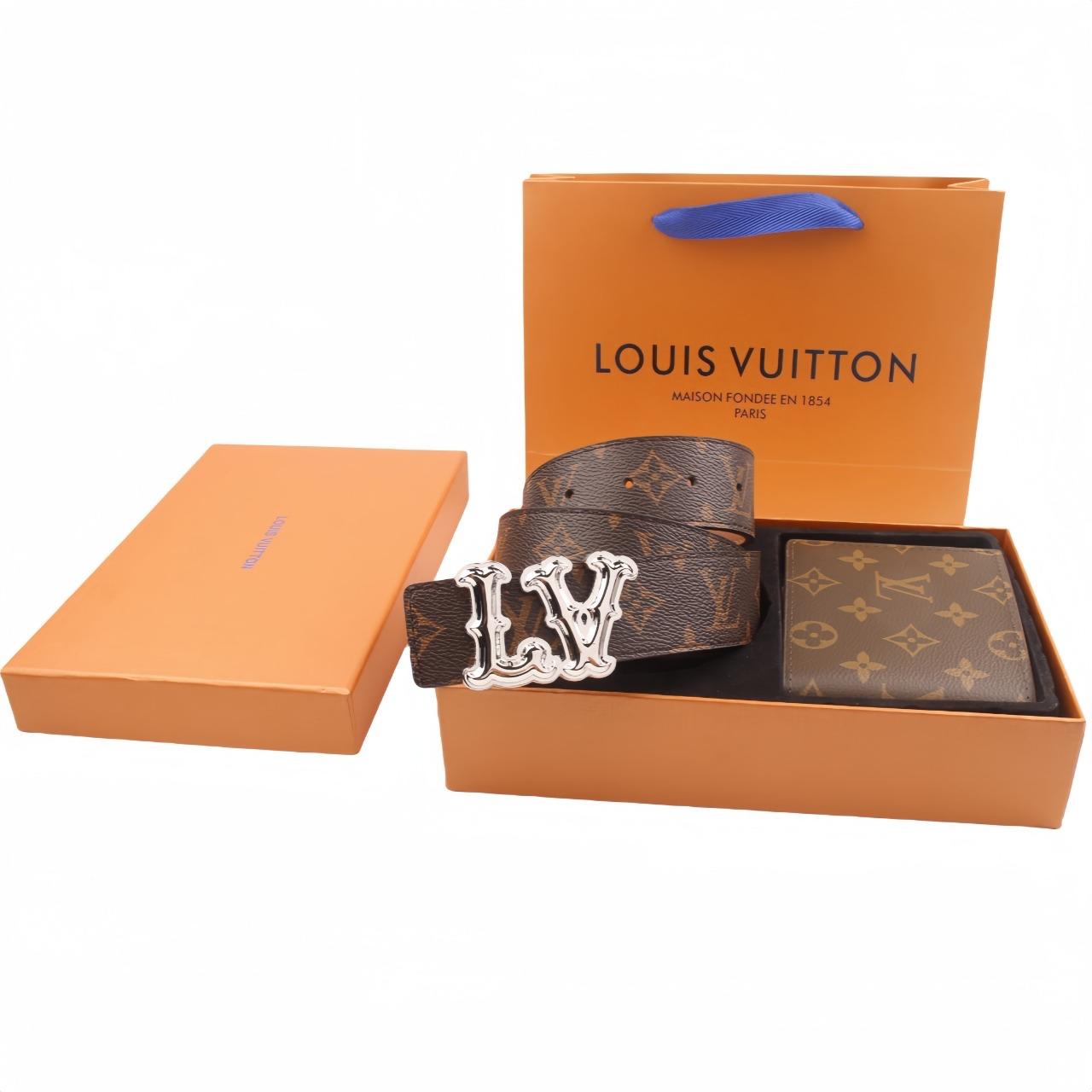 L-Wallet and Belt Set
