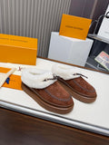 L- Fur Loafers