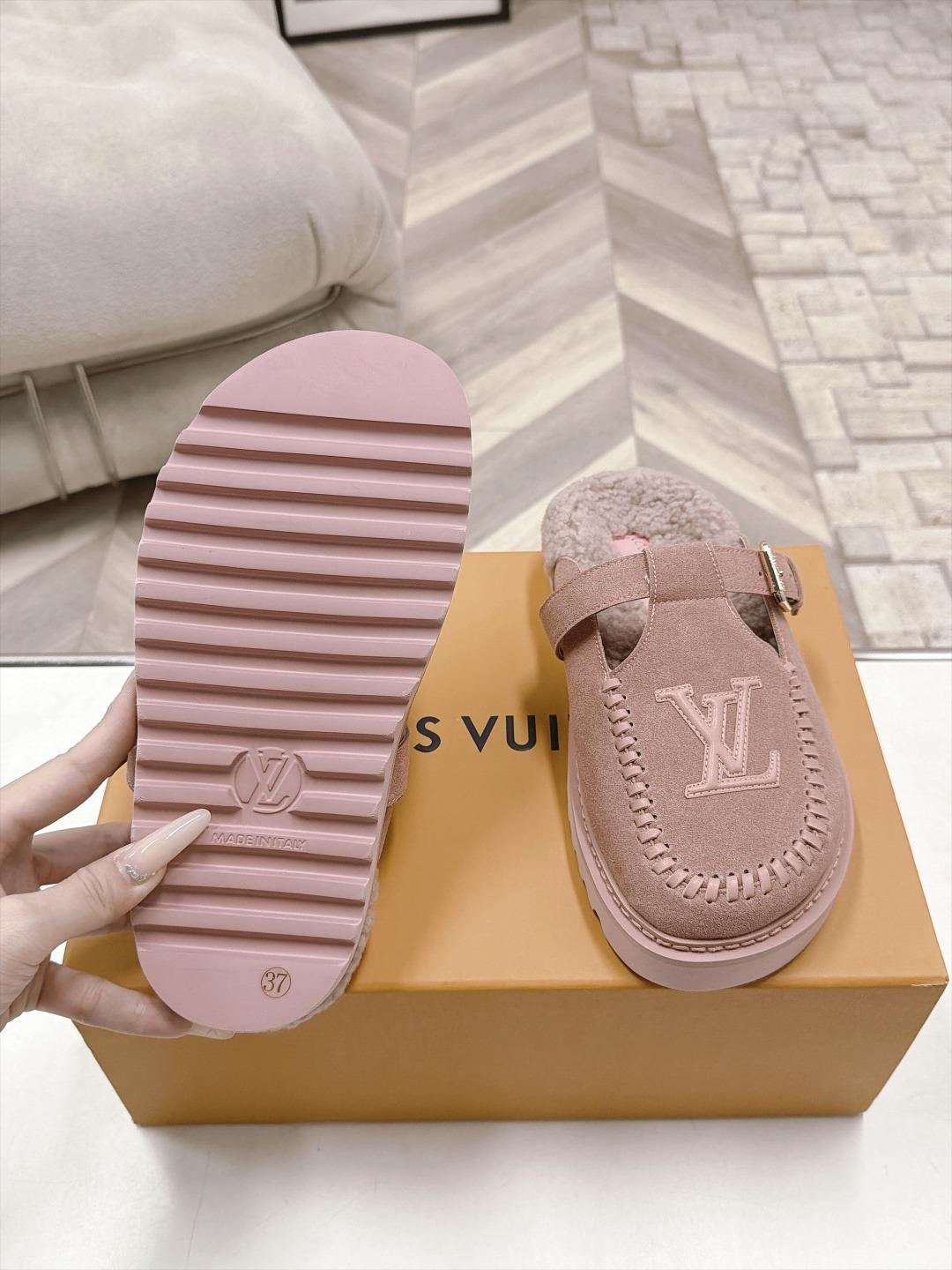 L- Fur Loafers