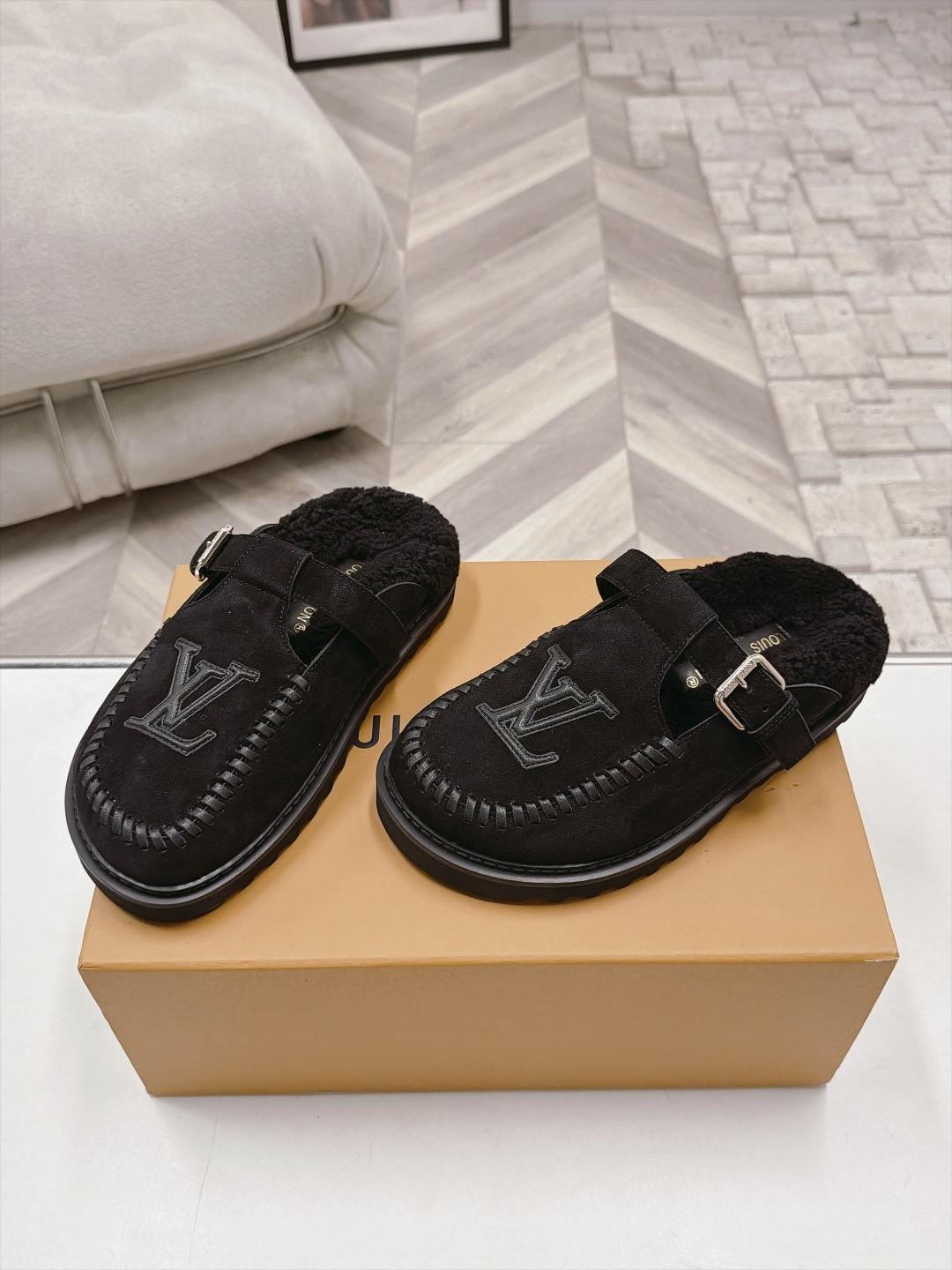 L- Fur Loafers