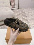 L- Fur Loafers
