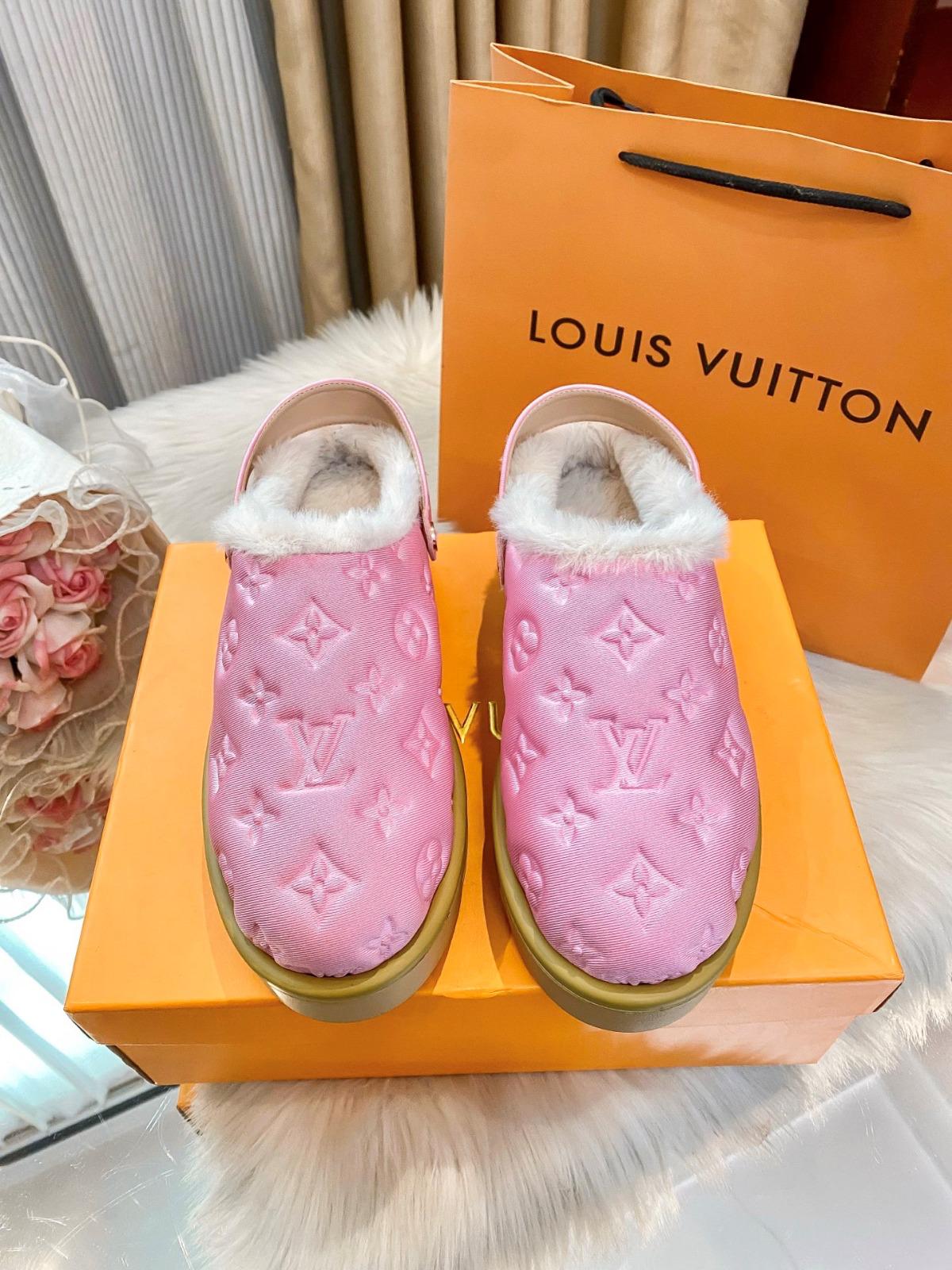 L- Fur Mules