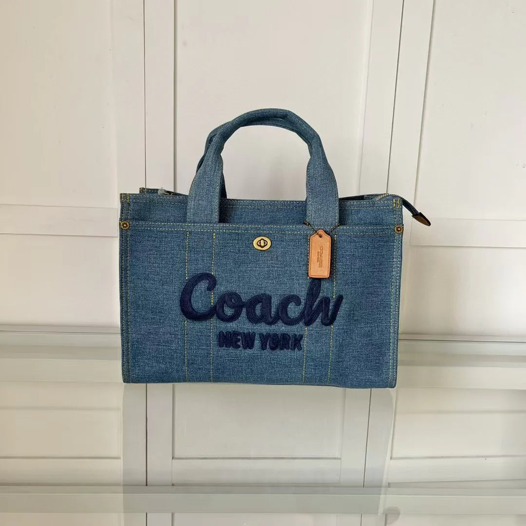 C-Denim Bag with Cherry Charms(KC213)